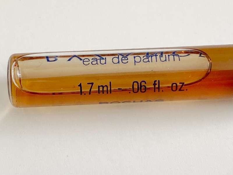 Byzance Rochas Paris, approx. 1.7ml, rare, Test Mini Bottle, Vintage, Collectors item,