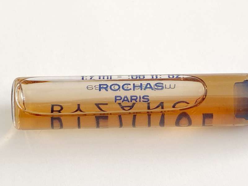 Byzance Rochas Paris, approx. 1.7ml, rare, Test Mini Bottle, Vintage, Collectors item,