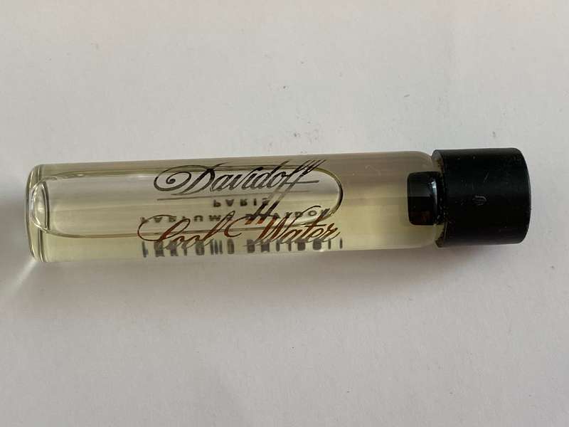 Davidoff Cool Water, Paris,  approx. 2ml, rare, Test Mini Bottle, Vintage, Collectors item,