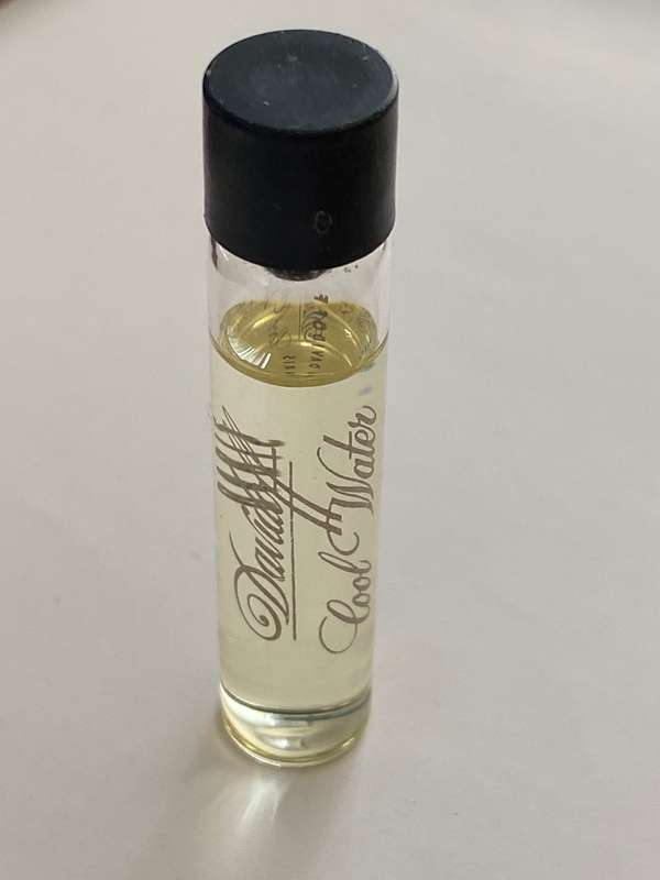 Davidoff Cool Water, Paris,  approx. 2ml, rare, Test Mini Bottle, Vintage, Collectors item,