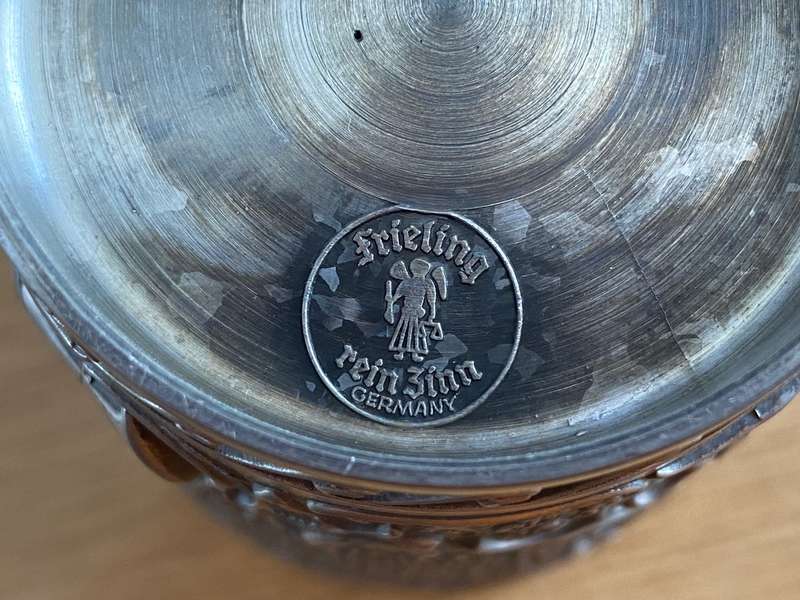 Pewter Zinn Mug tankard ,Frieling Rein Zinn, size : 11cm high, Made in Germany