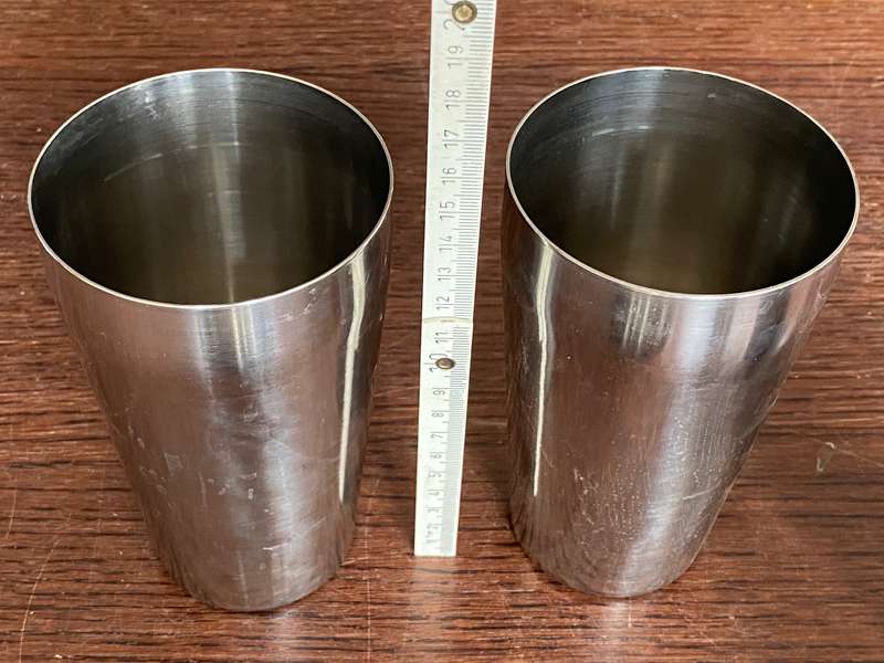 Stainless Steel outdoor mugs / tumbler & ashtray , bar accessories
