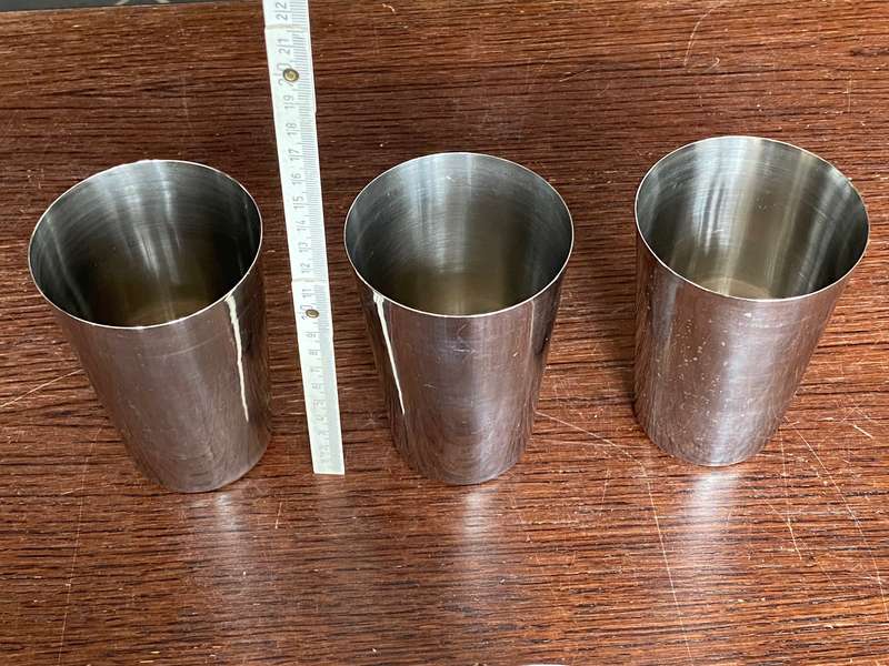 Stainless Steel outdoor mugs / tumbler & ashtray , bar accessories