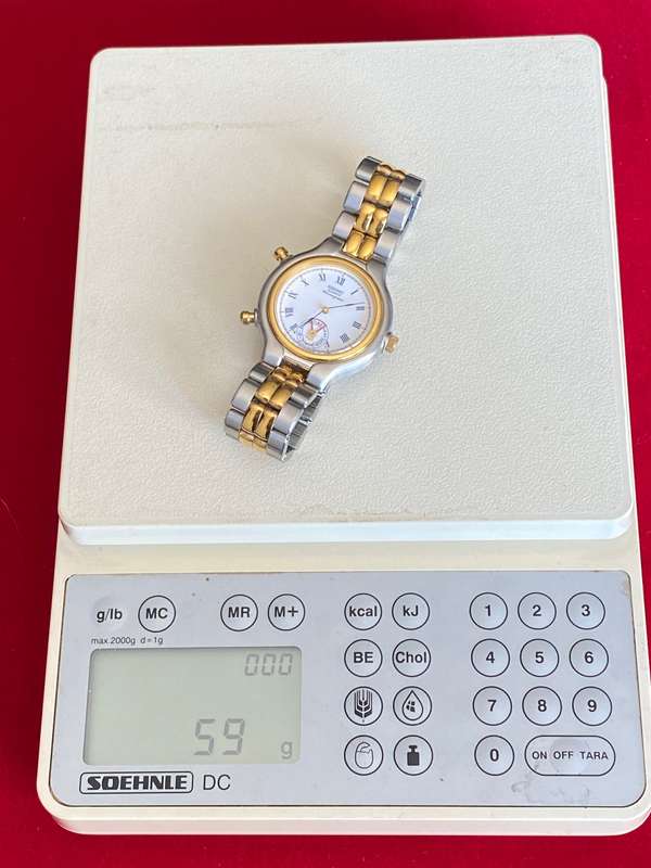 SEIKO 8M25-6210R2 / 8M25-6150R1 chronograph quartz , unisex, rare, collectors item from the 90s