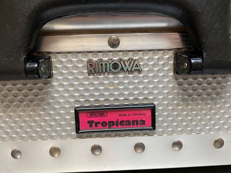 RIMOWA Aluminium Travel Board Case Tropicana, made in Germany, 36cmx30cmx16cm, vintage, rare,