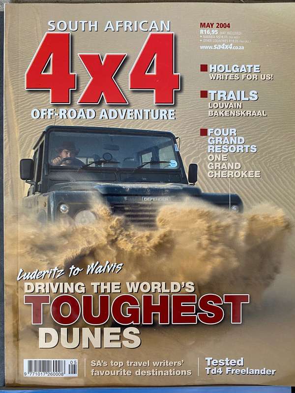 6 x Car Magazines SA 4x4 :  May 2004, Aug 2005, April 2006 , Jan 2007, Feb 2007, Dec 2008