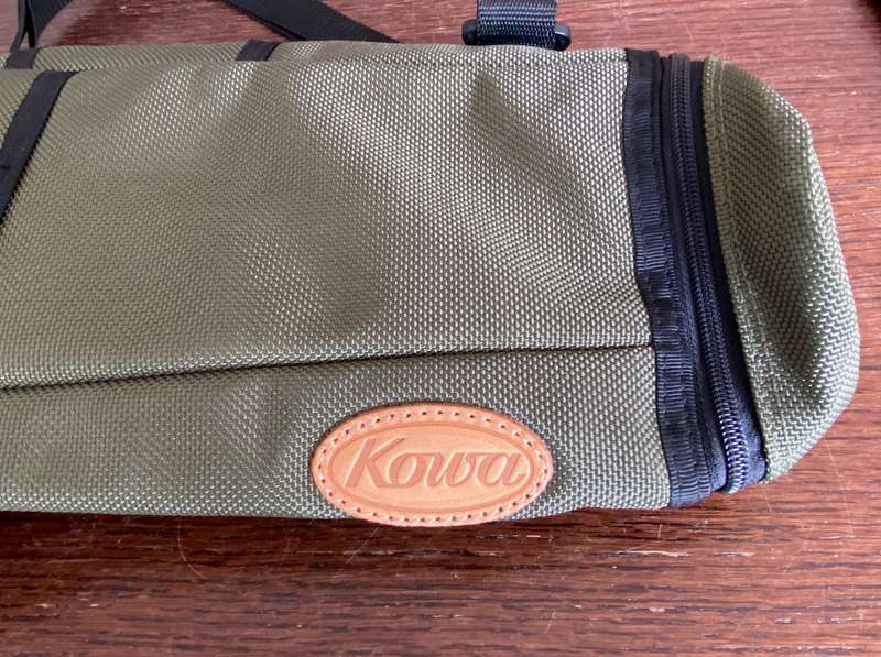 Kowa Carrying Case green for TSN Kowa Spotting scope, like new, unused