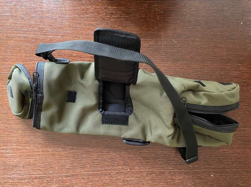 Kowa Carrying Case green for TSN Kowa Spotting scope, like new, unused
