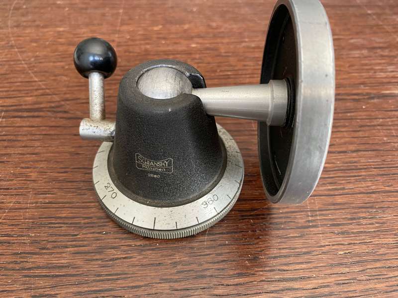 Schiansky Munchen 2580 mono ball head,strong, for Studio Tripods, vintage, for medium format cameras