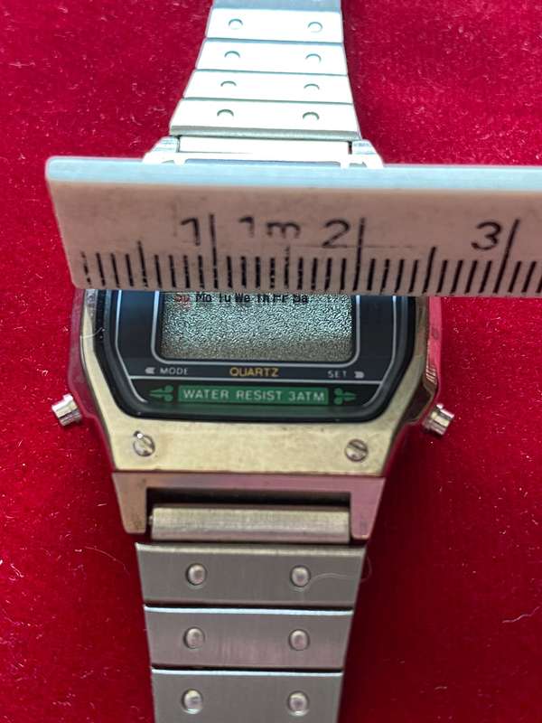 LETRON LCD WATCH 80ies , VINTAGE ,  COLLECTORS ITEM, CA. FROM 1980