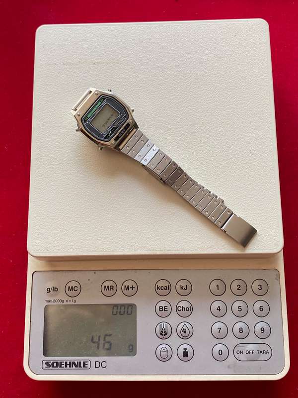 LETRON LCD WATCH 80ies , VINTAGE ,  COLLECTORS ITEM, CA. FROM 1980