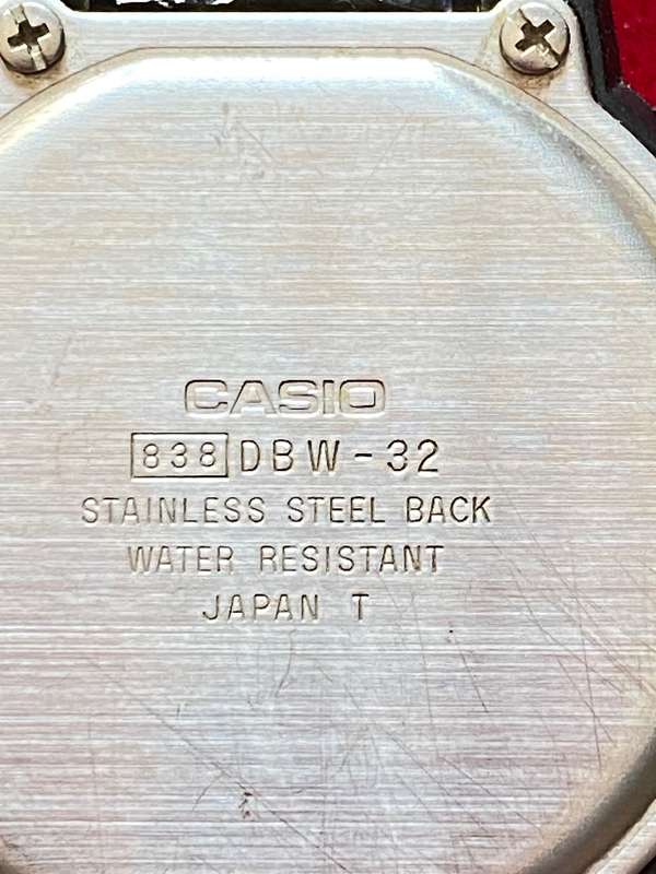 CASIO 838 DBW-32, VINTAGE ,  COLLECTORS ITEM, CA. FROM 1990