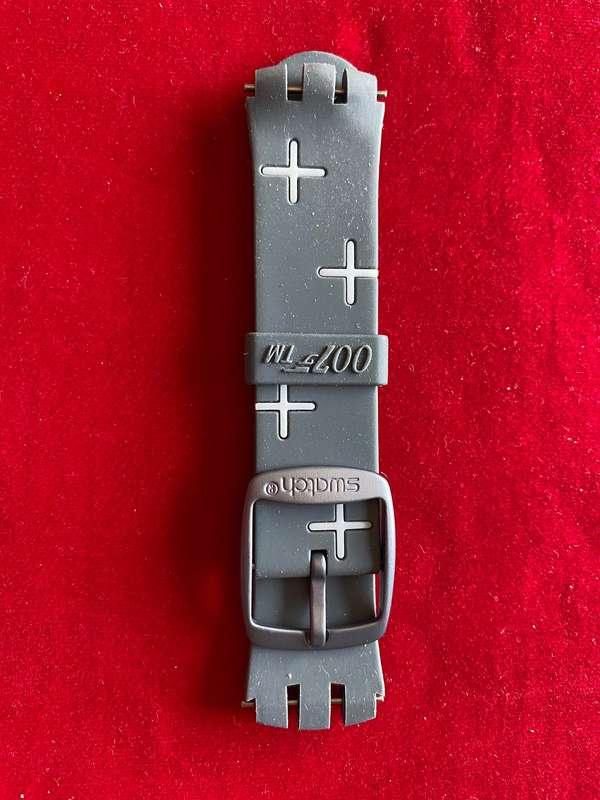 Original Strap for JAMES BOND MOONRAKER SWATCH WATCH Special Edition , old stock NEW
