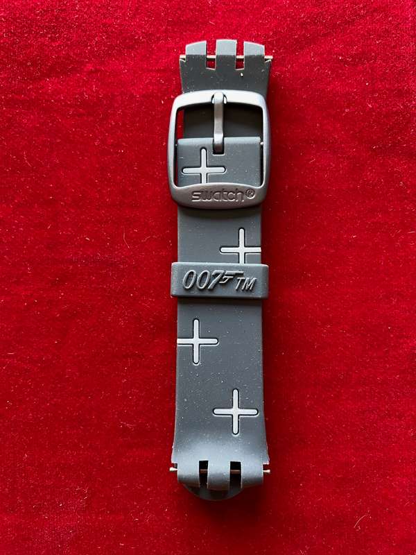 Original Strap for JAMES BOND MOONRAKER SWATCH WATCH Special Edition , old stock NEW
