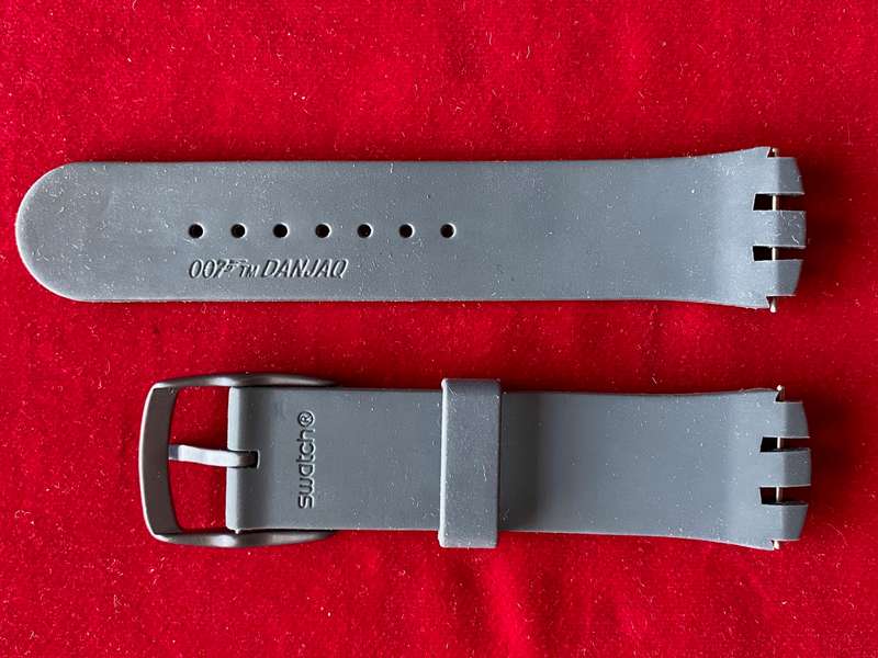Original Strap for JAMES BOND MOONRAKER SWATCH WATCH Special Edition , old stock NEW
