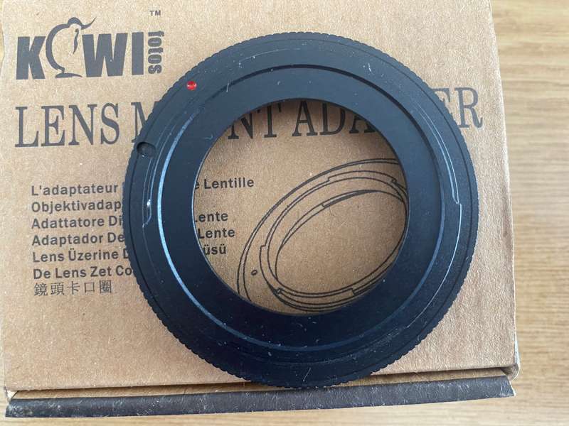 KIWI Foto , Kiwifoto Lens Mount Adapter LMA-M42 for EOS , like new
