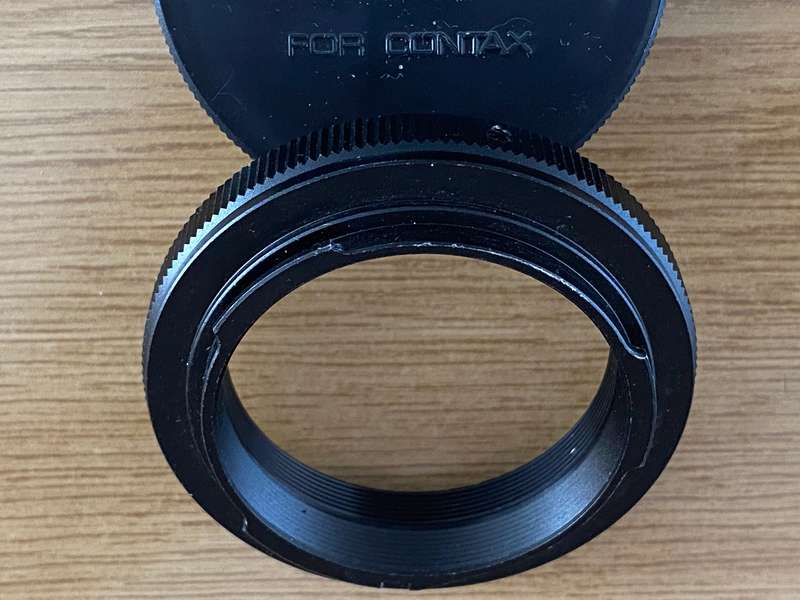 Lens adapter T2 to Yashica Contax MF Bayonet