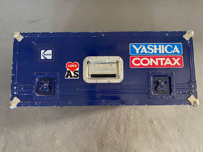 Special built Aluminium Case for 2xKodak S-AV Carousel Projector, empty Case, vintage, rare, unique