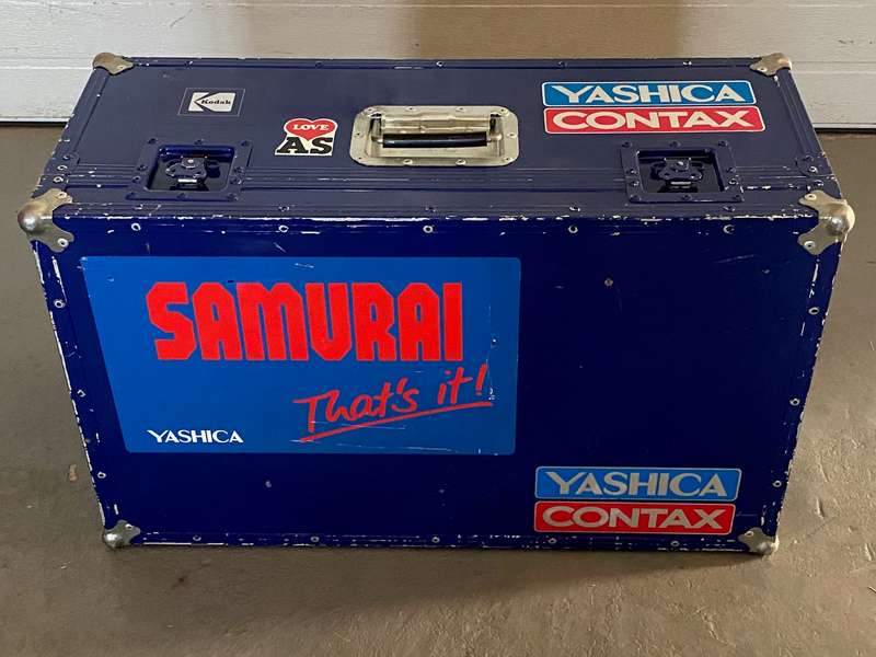 Special built Aluminium Case for 2xKodak S-AV Carousel Projector, empty Case, vintage, rare, unique