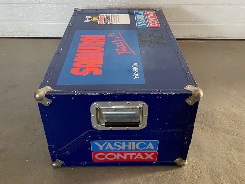 Special built Aluminium Case for 2xKodak S-AV Carousel Projector, empty Case, vintage, rare, unique