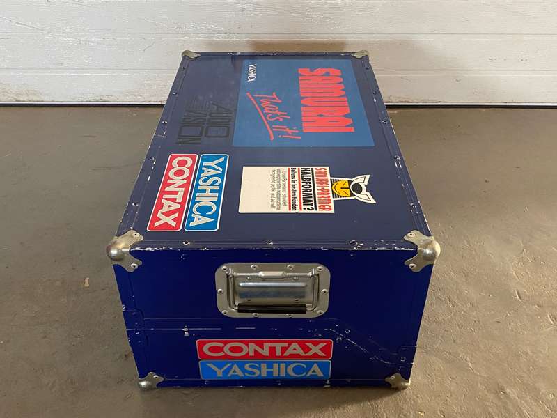 Special built Aluminium Case for 2xKodak S-AV Carousel Projector, empty Case, vintage, rare, unique