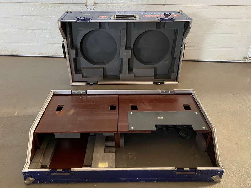 Special built Aluminium Case for 2xKodak S-AV Carousel Projector, empty Case, vintage, rare, unique
