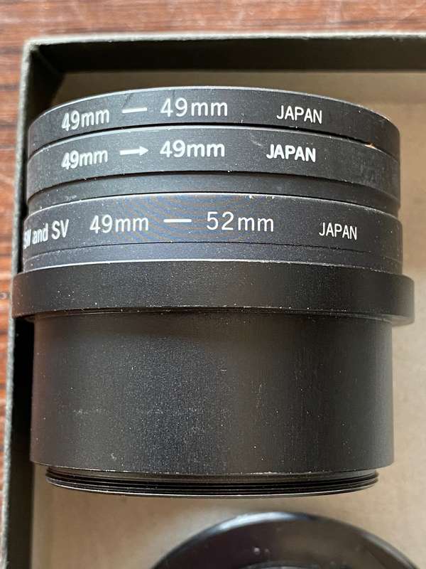 Photo Lot Yashica Tamron Snap Caps , Adapterrings + Tubus, B+W KR 1.5 55mm