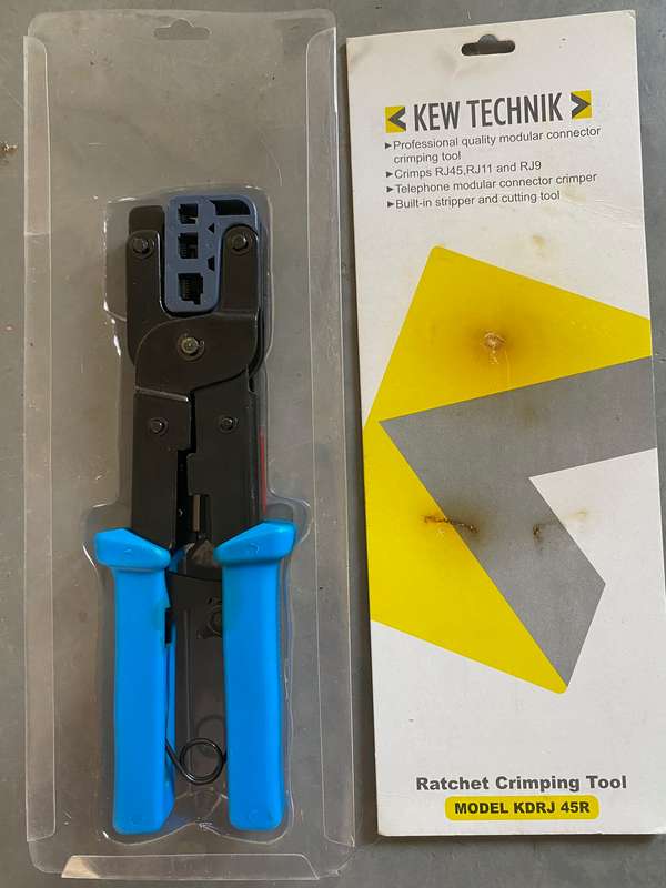 KEW Technik Modular Connector Crimping Tool Model KDRJ 45R
