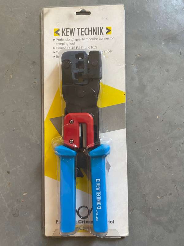 KEW Technik Modular Connector Crimping Tool Model KDRJ 45R