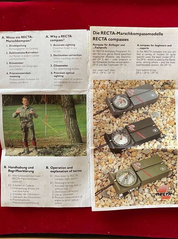 Victorinox Recta compass swiss made Type DP6