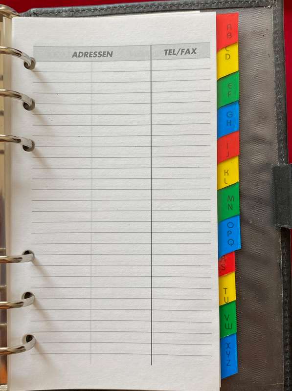 Leica leather file calender,black (19x12x3.5cm) from 1995 vintage,collectors item,unused, very rare