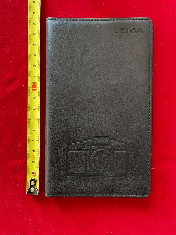 Leica R8 Leather Calendar Black Vintage 1997 Collectors Item Unused