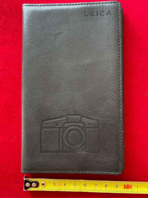 Leica R8 Leather Calendar Black Vintage 1997 Collectors Item Unused