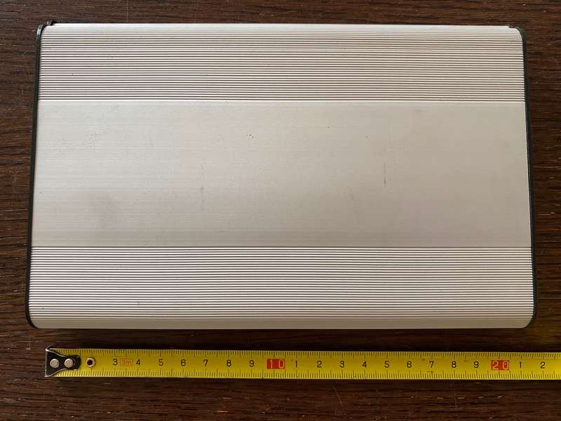 Desk Thermometer with writing block in Aluminum Case  60s/70s vintage,collectors item, very rare