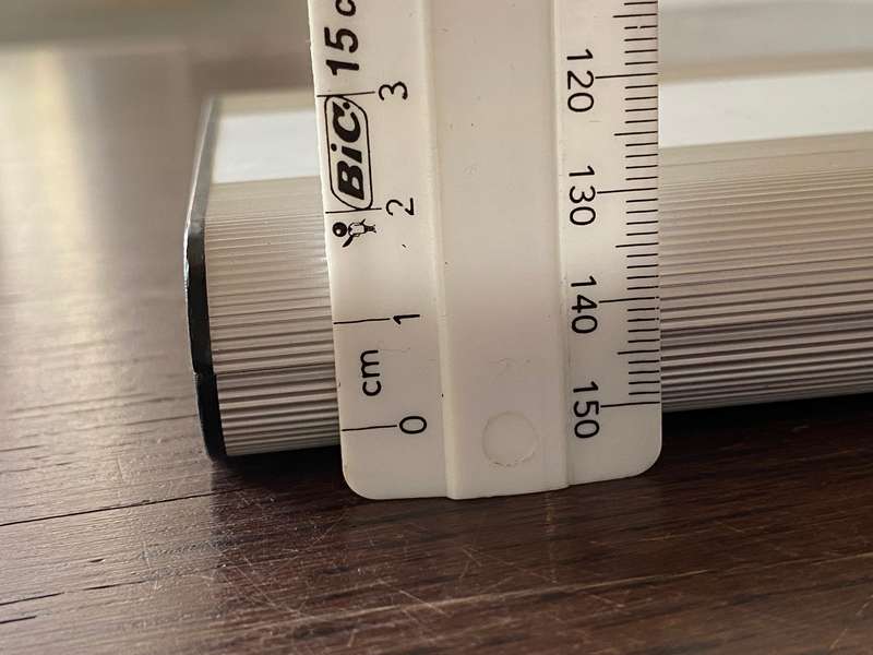 Desk Thermometer with writing block in Aluminum Case  60s/70s vintage,collectors item, very rare