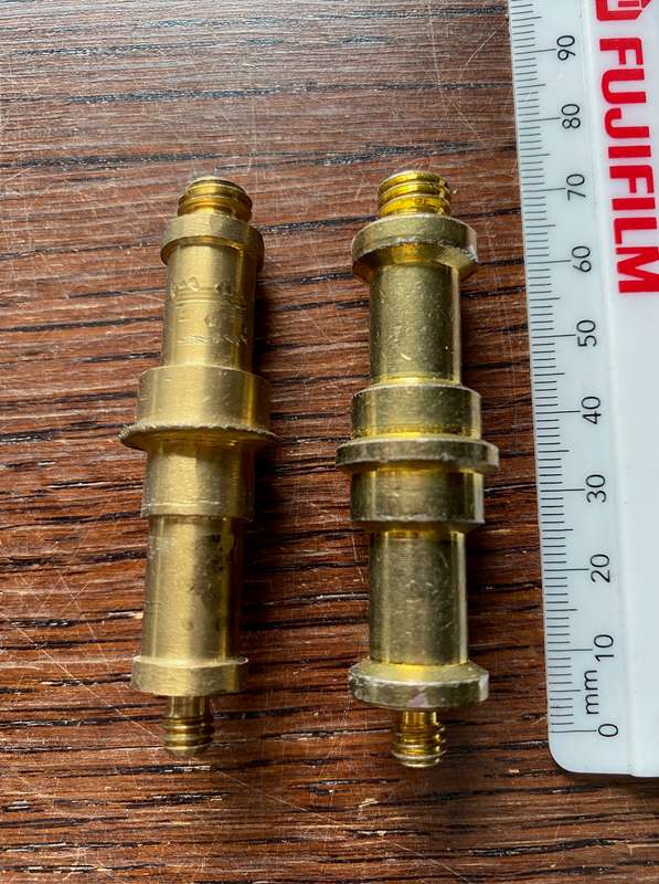 2x Manfrotto 013 ADAPTER SPIGOT - Mounting adapter