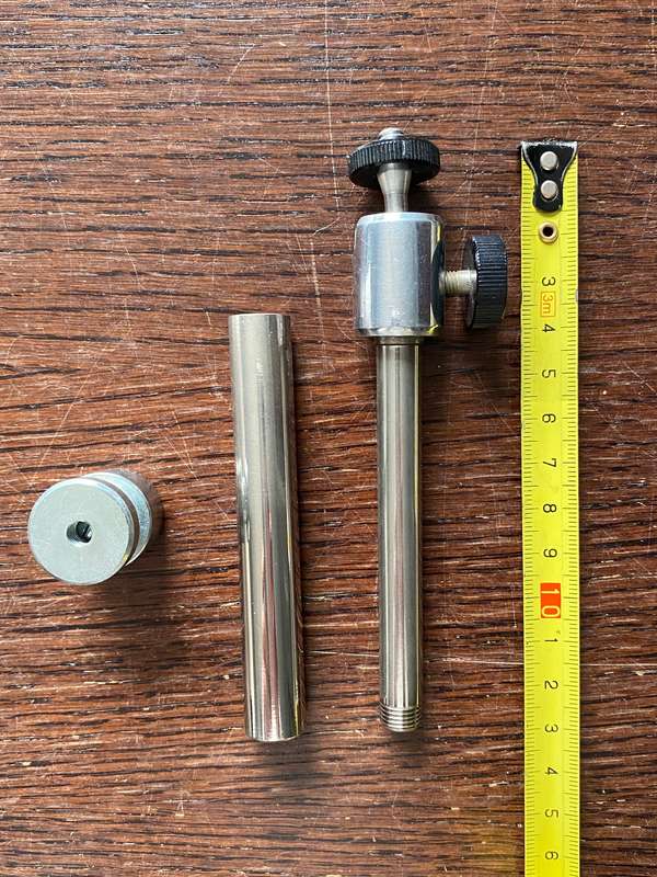 Mini Monopod with ballhead + Adapter