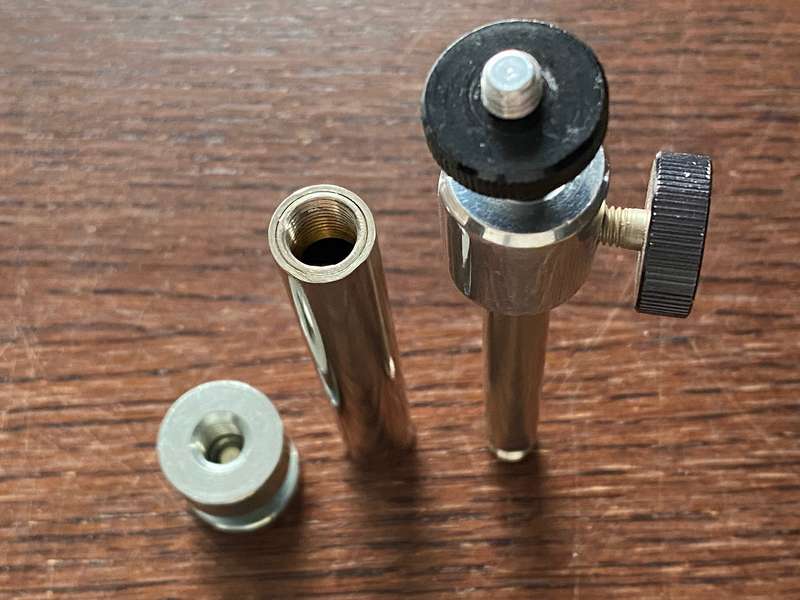 Mini Monopod with ballhead + Adapter