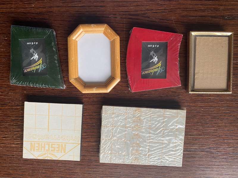 Photo frame lot + photo keyring