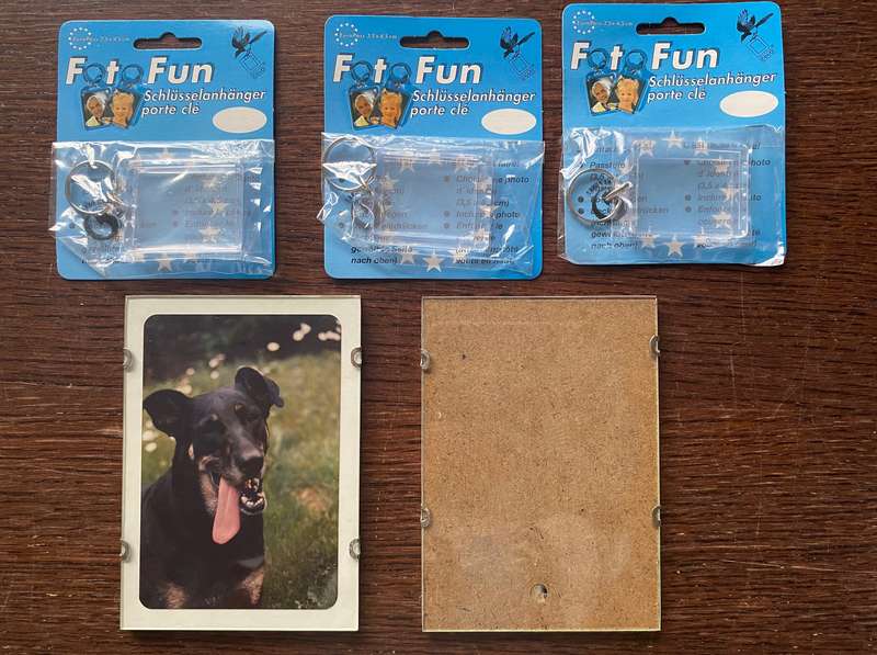 Photo frame lot + photo keyring