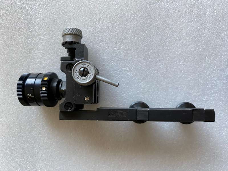 Anschutz Match Rear Sight Diopter #6702 + W.Gehmann D75,Korntunnel (Lot 1)