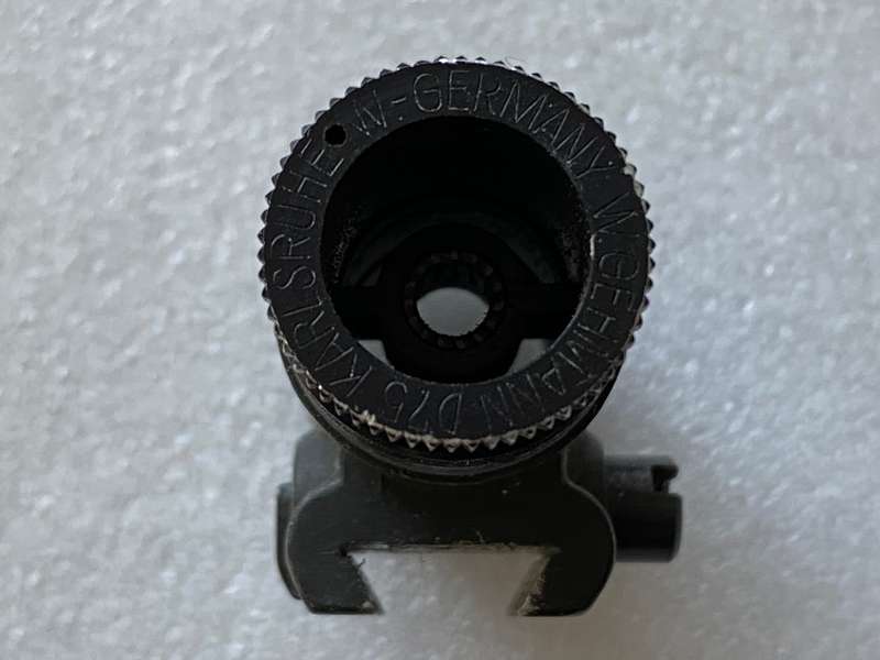 Anschutz Match Rear Sight Diopter #6702 + W.Gehmann D75, Korntunnel (Lot 2)