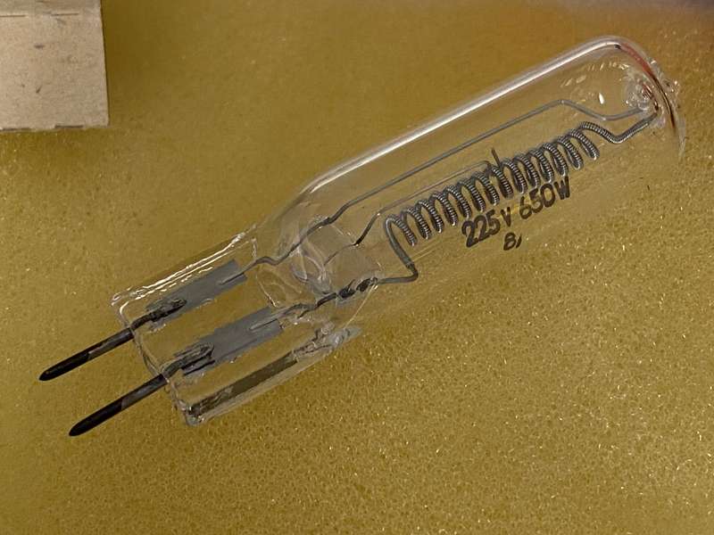 Flecta halogen mini burner 220V 650W, unused, still in original box