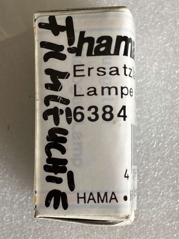 Hama 6384 6V 20W , unused, still in original box