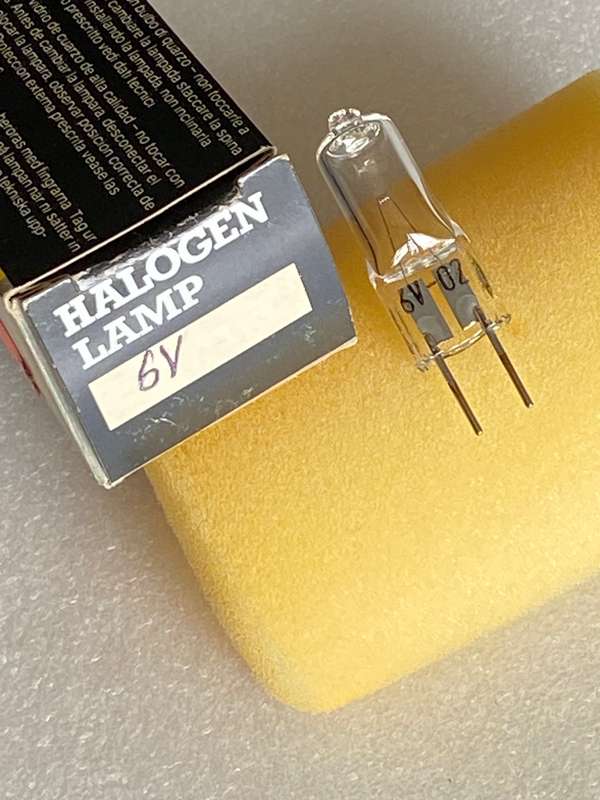 Unomat bulb 6V 20W, unused, still in original box