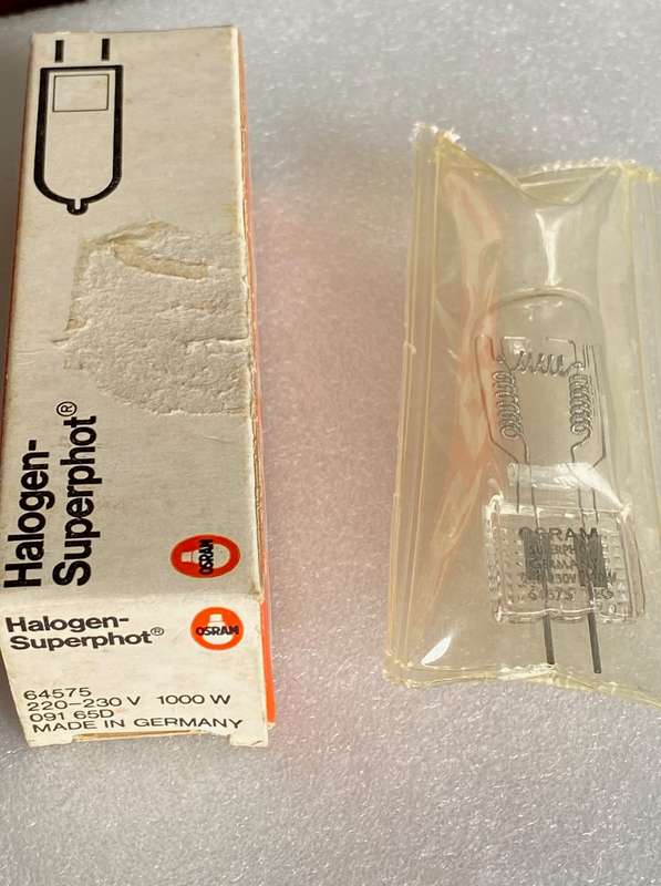 Osram Halogen superhot 64575 220-230V 1000W , unused, still in original box