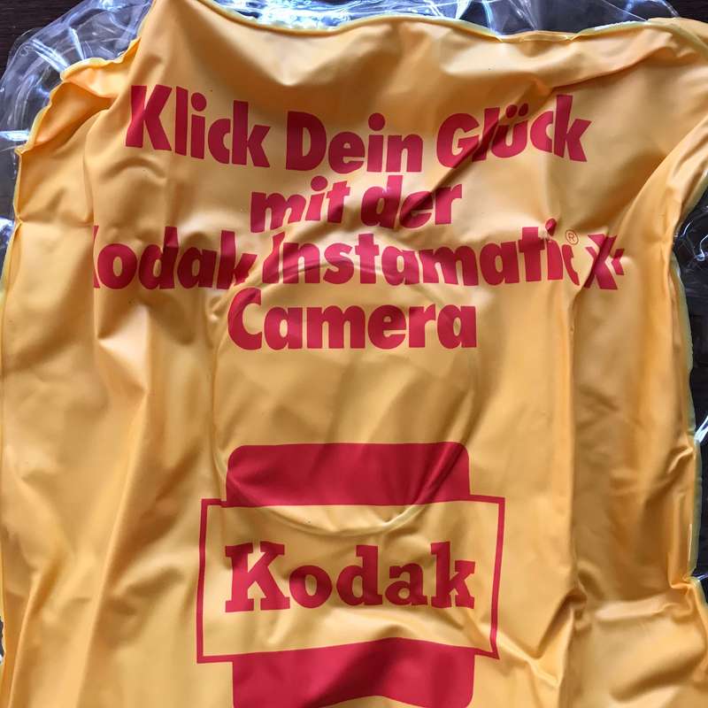 Kodak Air Cushion vintage 36x36cm , unused, collectors item