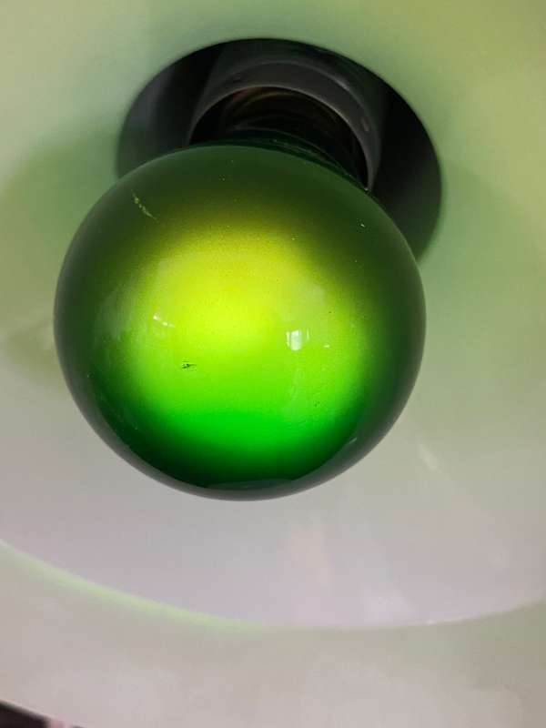 Osram imatt 220-230V 40W green E27, still in original box, vintage