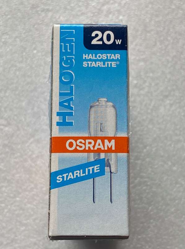 Osram Halogen 12V 20W 64425S G4, unused, still in original box