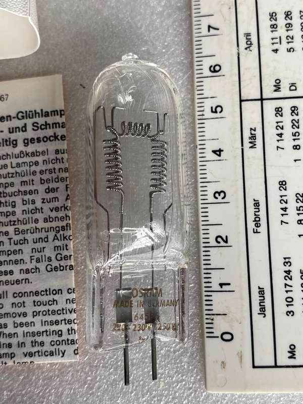 Osram 64585 220-230V 1250W, unused, still in original box